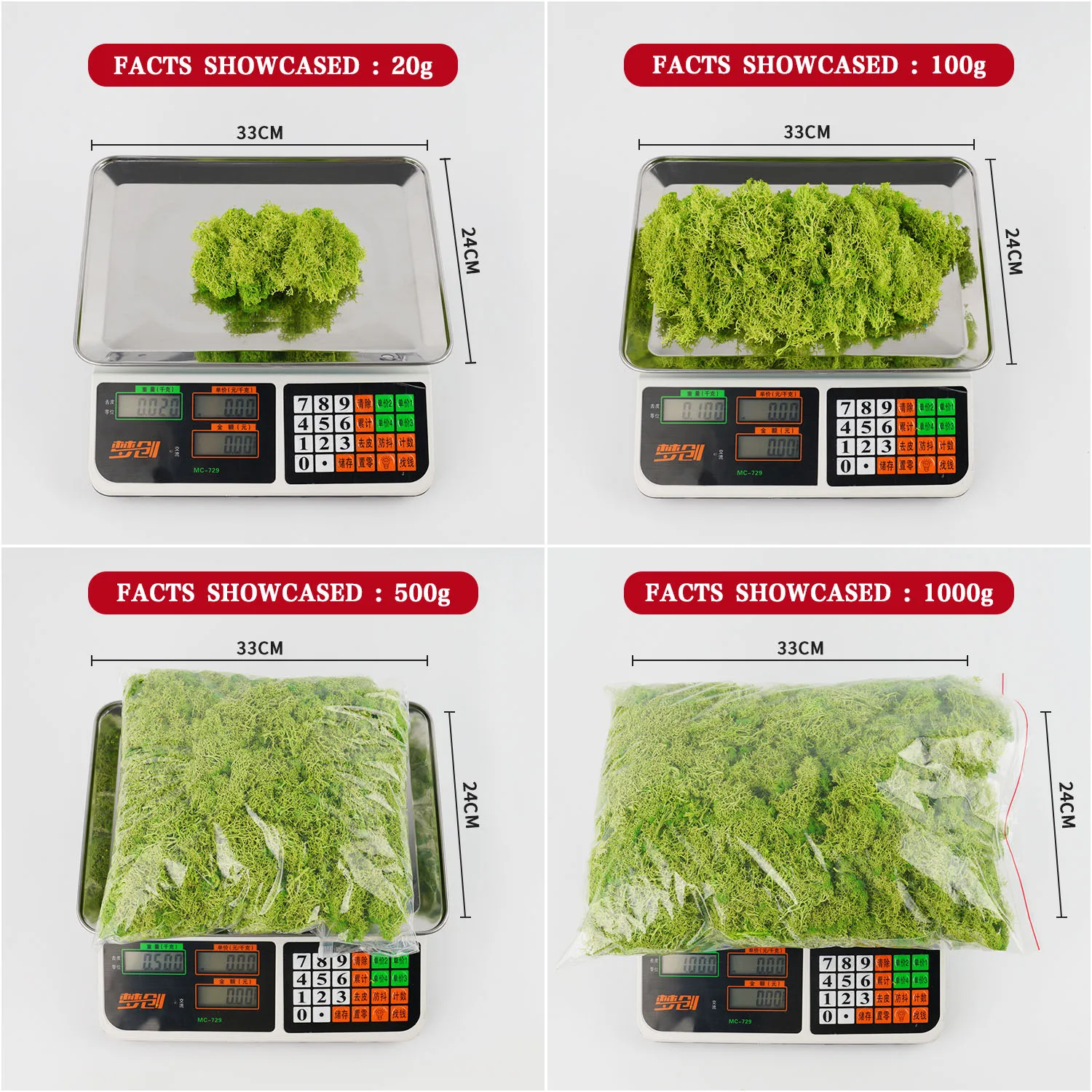 20-200g Artificial Green Plant - Sphagnum Moss Dry review and price