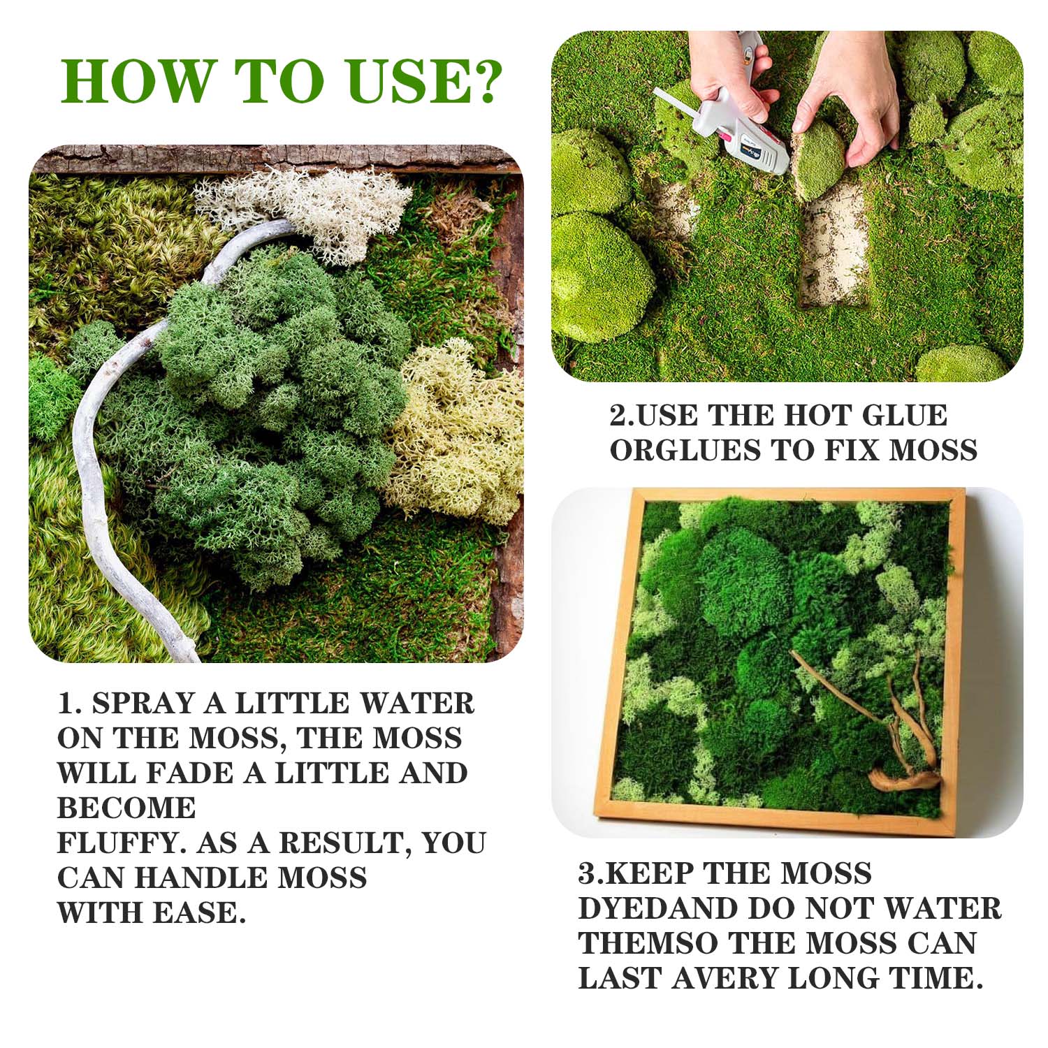 Artificial Green Plants Eterna - Sphagnum Moss Dry review and price