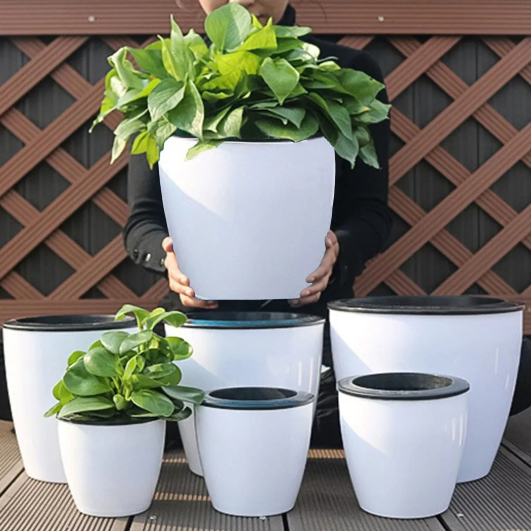 Lazy Flower Pot Self-Watering  - Self Watering Insert review and price