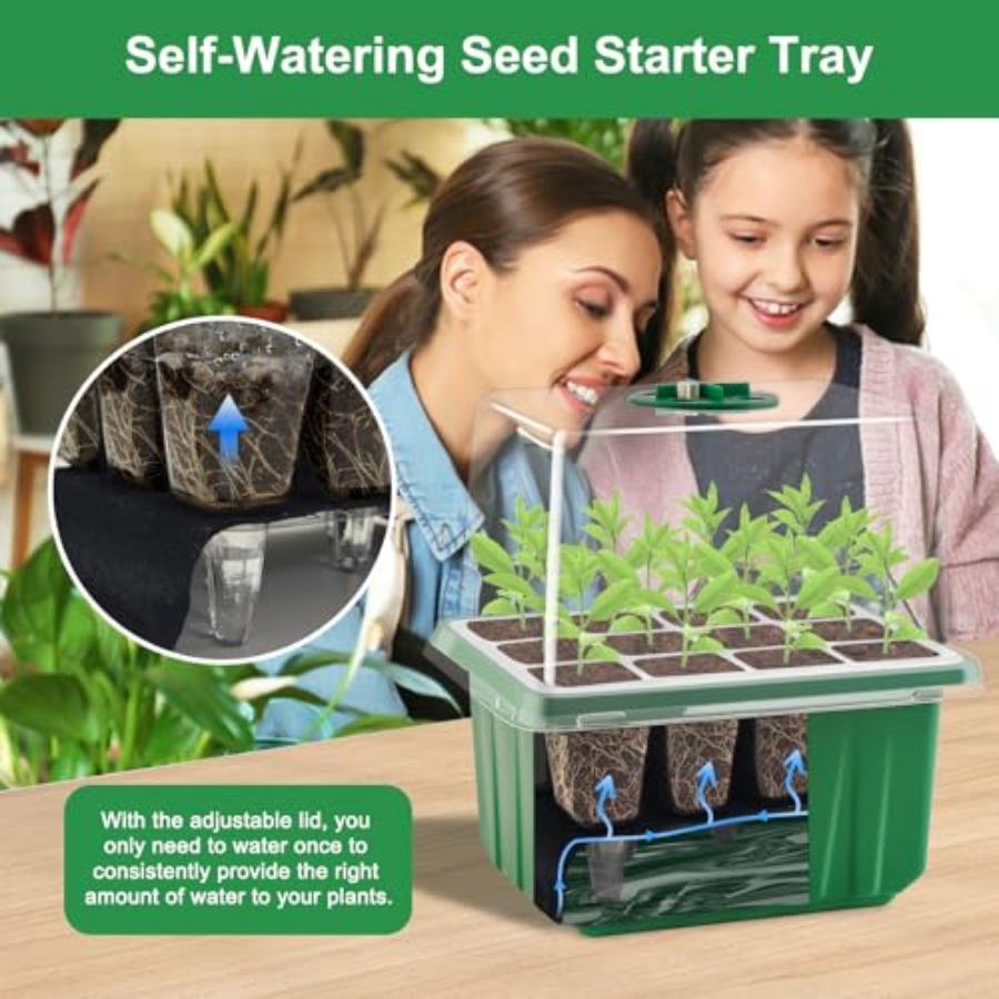 Seed Starter Tray with Light,  - Humidity Dome Kit review and price