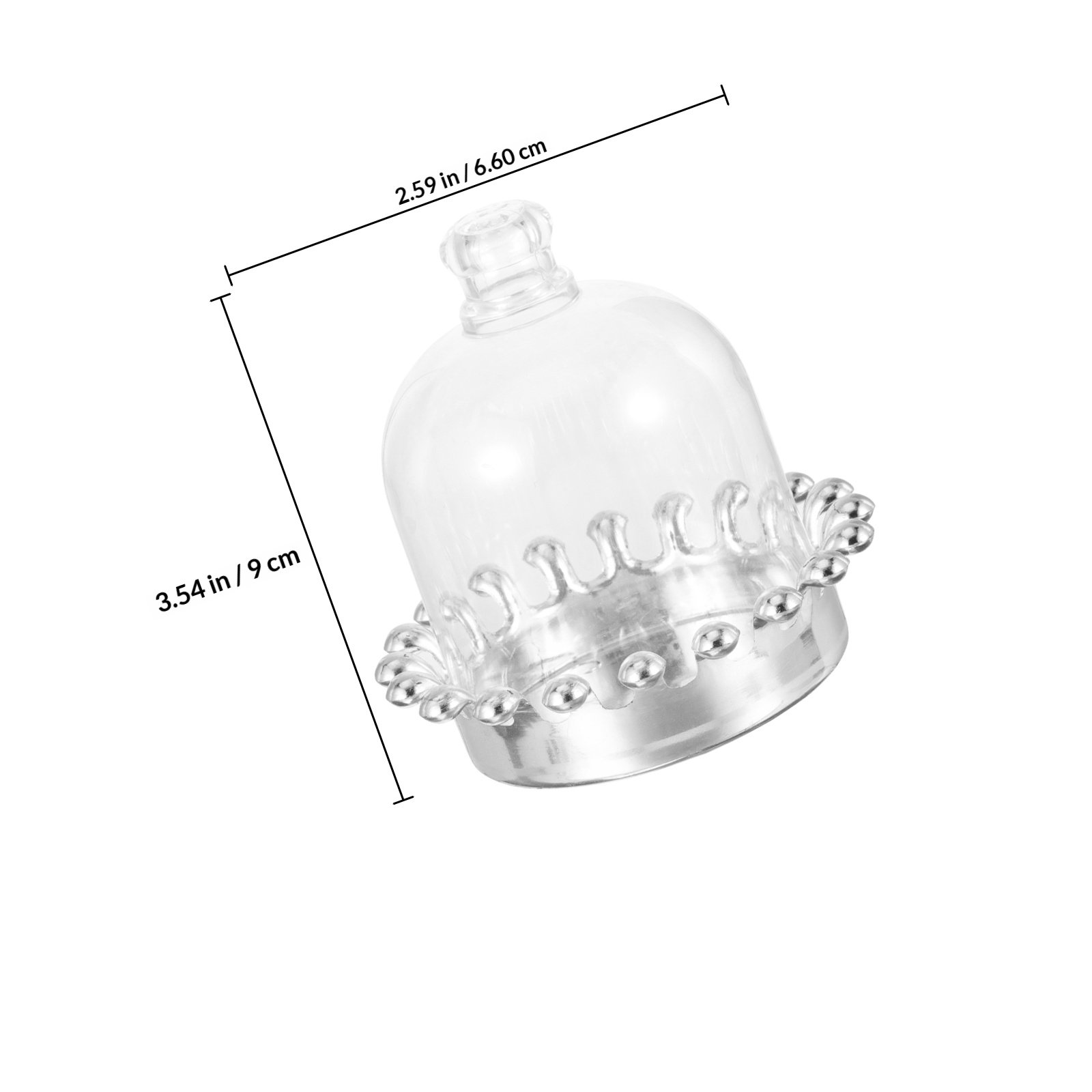 12Pcs Cake Stands Dome Cover T - Plastic Dome Clear review and price